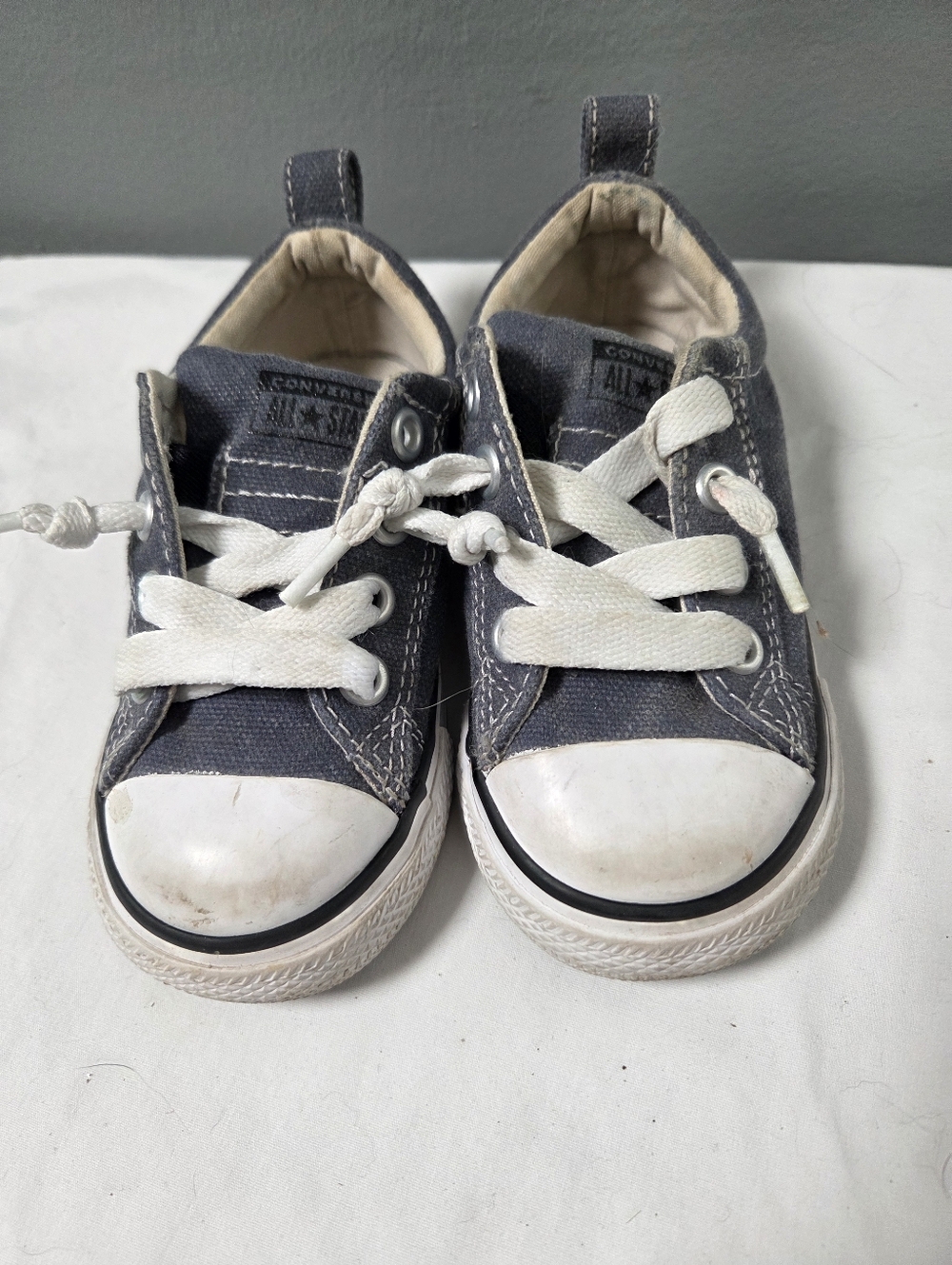 Converse Toddler Blue Denim All-Star Sz: 7